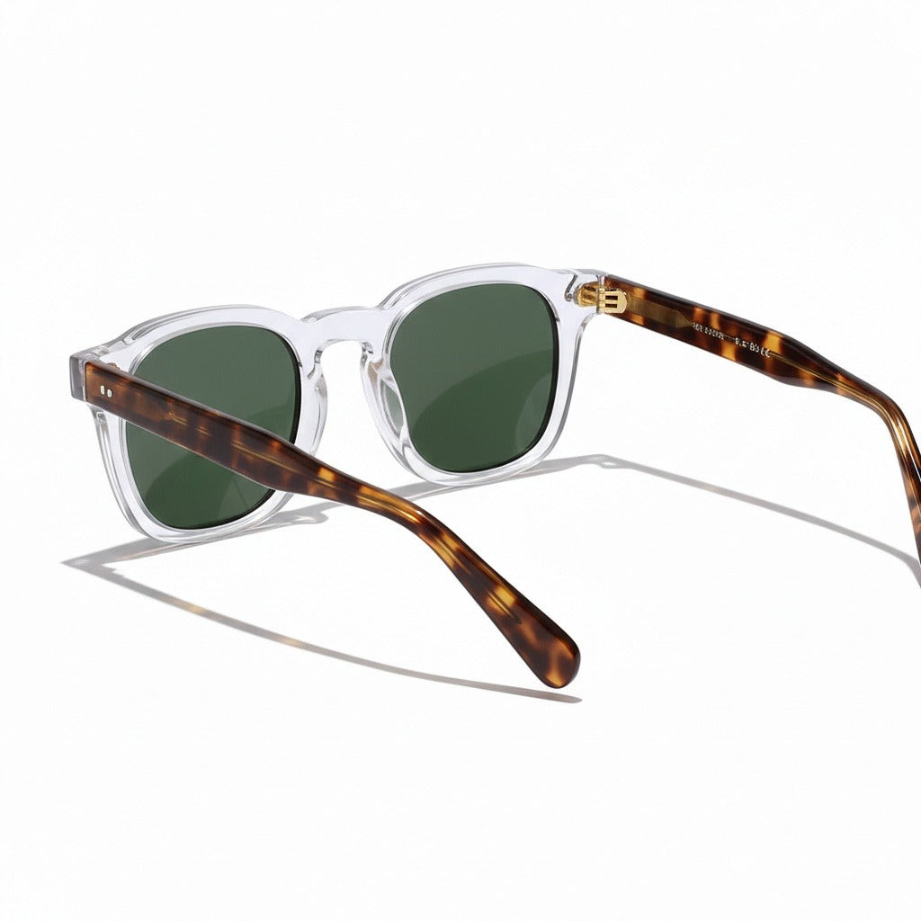 Gatsby Sunglasses - Clear Smoke - Fabric Detail