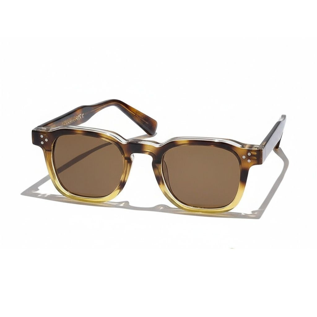 Gatsby Sunglasses - Caramel Fade - Front View