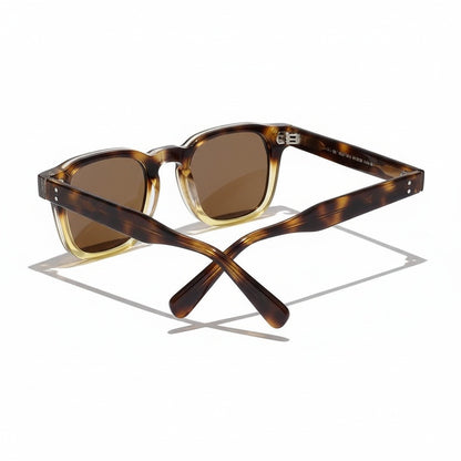 Gatsby Sunglasses - Caramel Fade - Fabric Detail