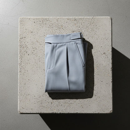 Grey Gurkha Trousers - Grey - Lifestyle Inspiration