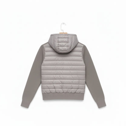 Grey Hybrid Jacket - Grey - Fabric Detail