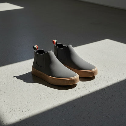 Grey Men's Slip On Shoes - Grey - Lifestyle Inspiration
