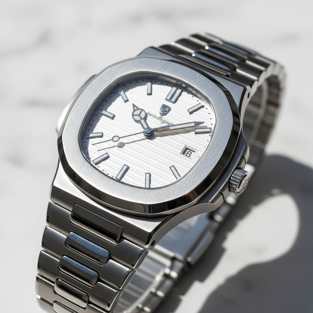Grey Sports Watch - Grey - Back View