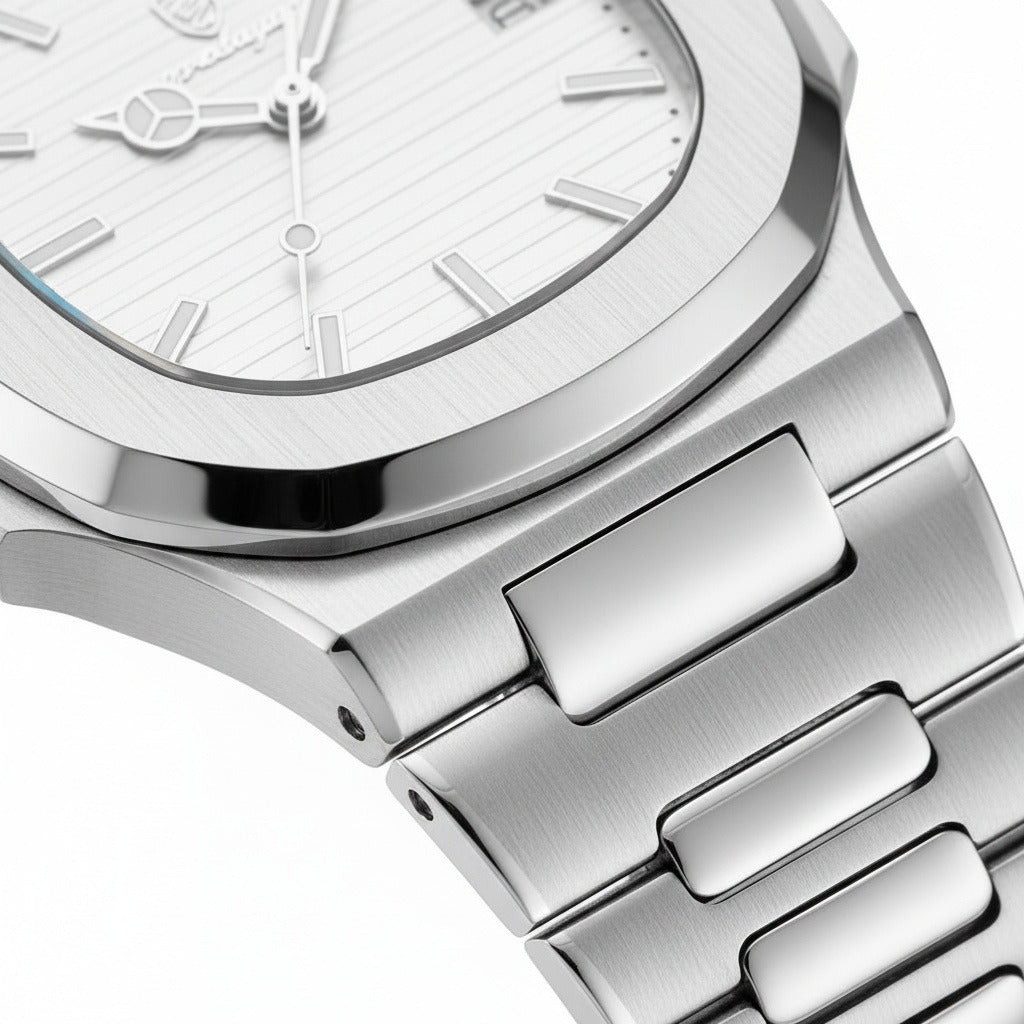 Grey Sports Watch - Grey - Texture Close Up