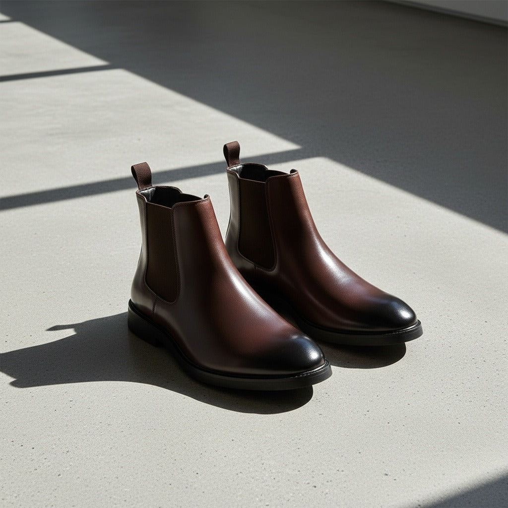 High Chelsea Boots Mens - Dark Brown - Lifestyle Inspiration