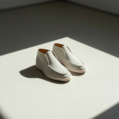 High Suede Loafers Men - Light Taupe - Lifestyle Inspiration