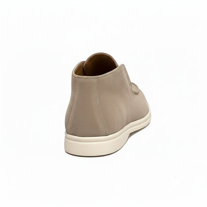 High Suede Loafers Men - Desert Sand - Fabric Detail