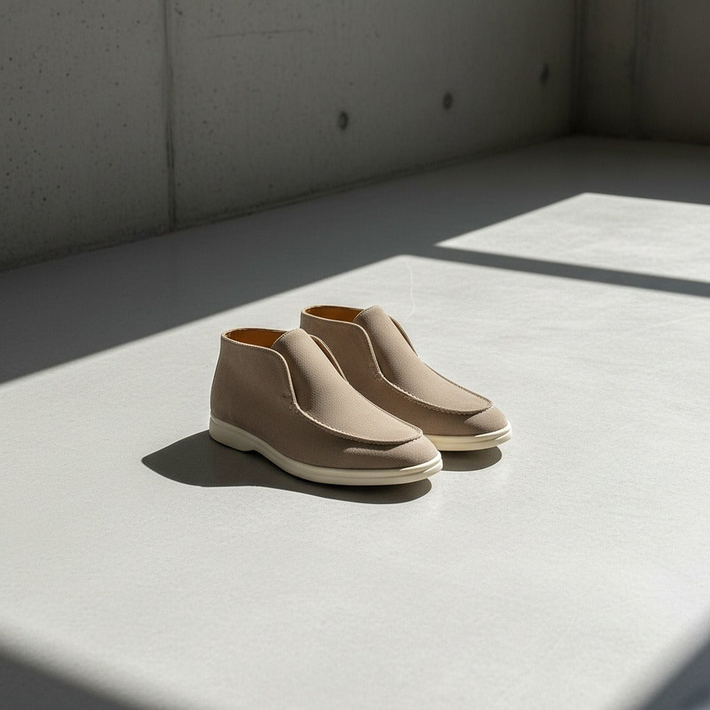 High Suede Loafers Men - Desert Sand - Lifestyle Inspiration