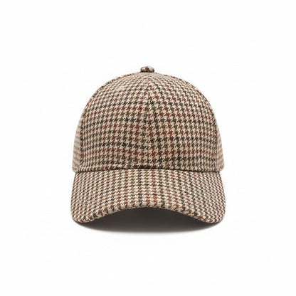 Houndstooth Cap - Houndstooth - Front View