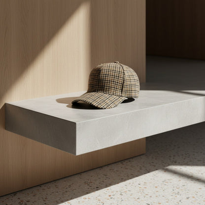 Houndstooth Cap - Glen Plaid - Lifestyle Inspiration