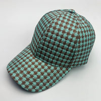 Aqua Houndstooth
