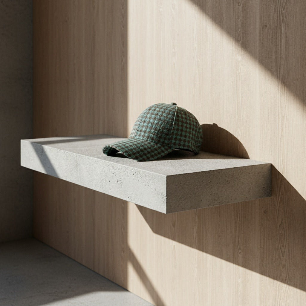 Houndstooth Cap - Aqua Houndstooth - Lifestyle Inspiration