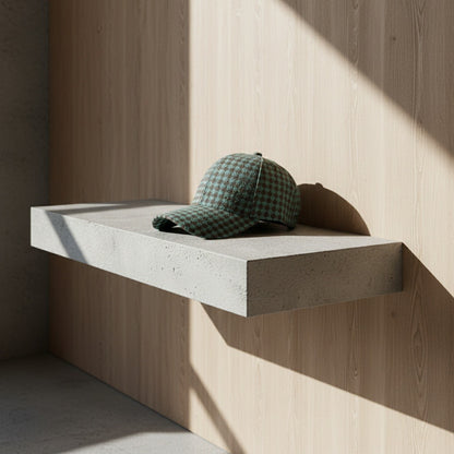 Houndstooth Cap - Aqua Houndstooth - Lifestyle Inspiration