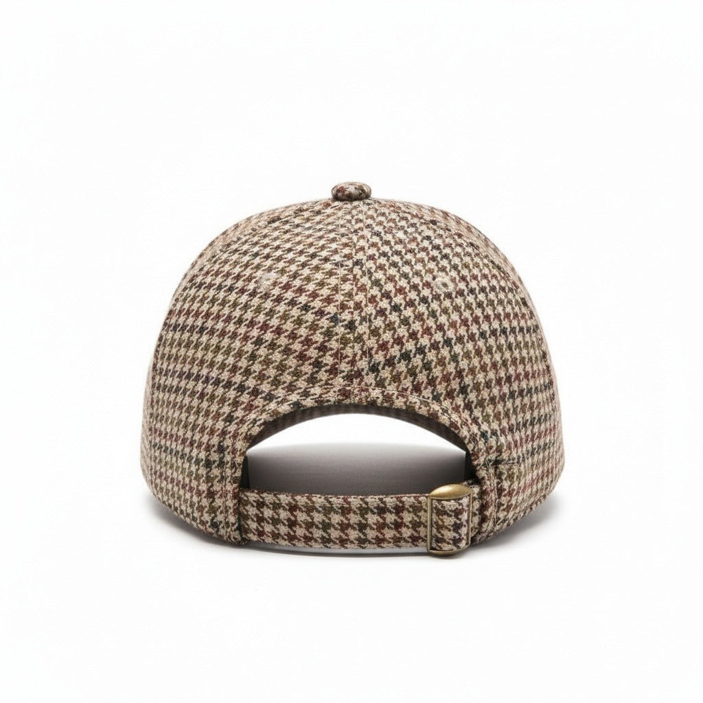 Houndstooth Cap - Houndstooth - Fabric Detail