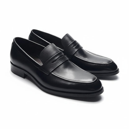 Leather Slip On Loafers Mens