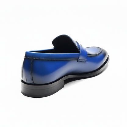 Leather Slip On Loafers Mens