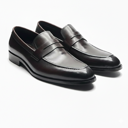 Leather Slip On Loafers Mens