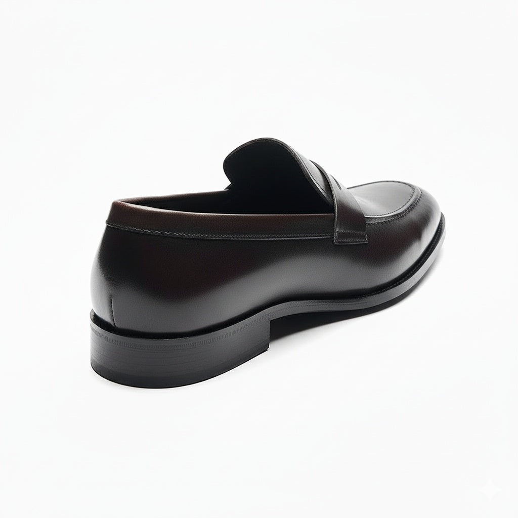 Leather Slip On Loafers Mens