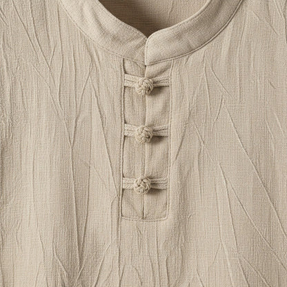Linen Shorts and Top Set - Unknown - Texture Close Up