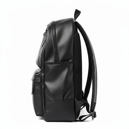 Little Backpack for Men - Black - Fabric Detail