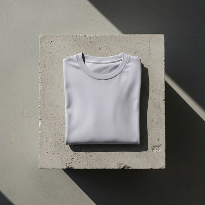 Long Sleeve Crew Neck T Shirt - Lavender Gray - Lifestyle Inspiration