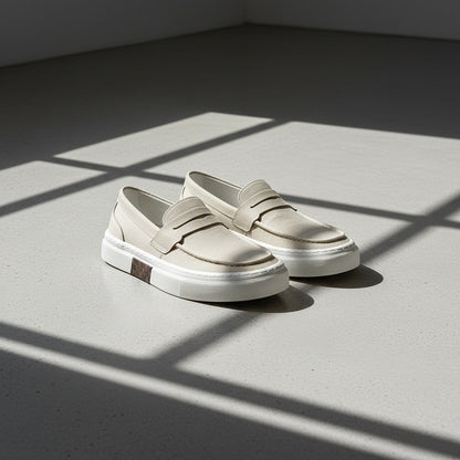 Low Slip On Shoes - Beige - Lifestyle Inspiration