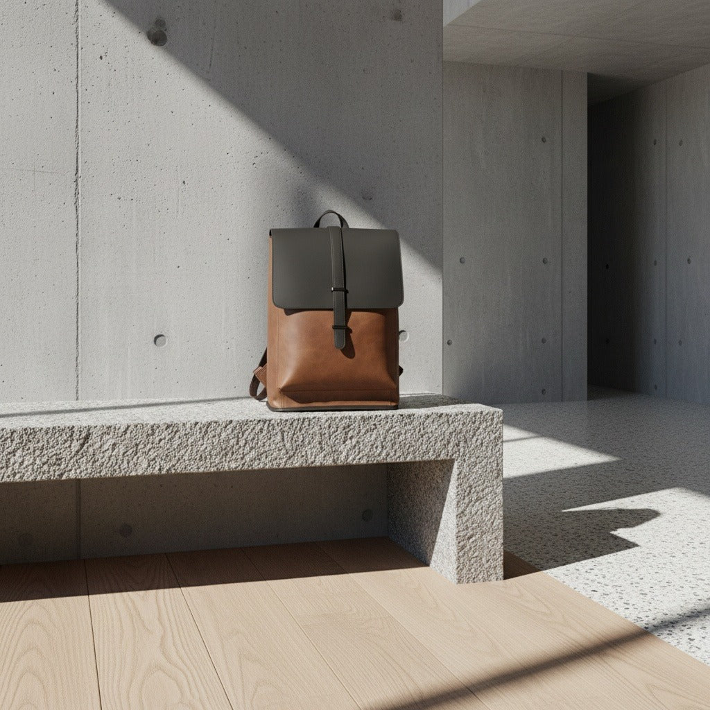 Men's Backpack for Work - Chestnut Brown - Lifestyle Inspiration