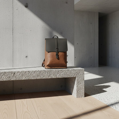 Men's Backpack for Work - Chestnut Brown - Lifestyle Inspiration