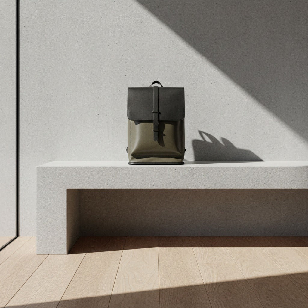 Men's Backpack for Work - Olive Green - Lifestyle Inspiration