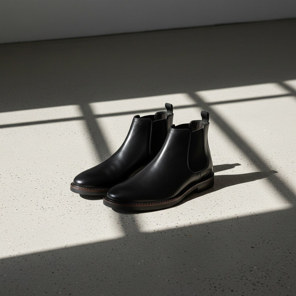 Mens Black Chelsea Boots - Black - Lifestyle Inspiration