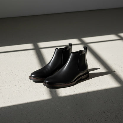 Mens Black Chelsea Boots - Black - Lifestyle Inspiration