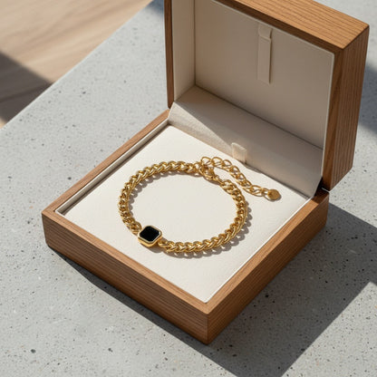Mens Cuban Link Bracelet - Gold - Lifestyle Inspiration