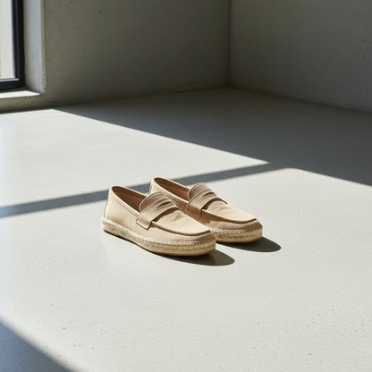 Mens Espadrille Shoes - Sandstone - Lifestyle Inspiration