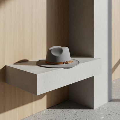 Mens Felt Hat - Slate Gray - Lifestyle Inspiration