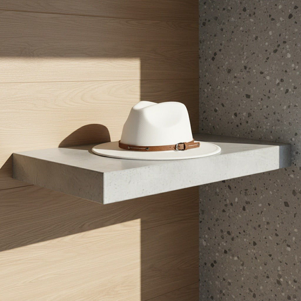 Mens Felt Hat - Cream - Lifestyle Inspiration