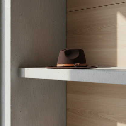 Mens Felt Hat - Espresso Brown - Lifestyle Inspiration