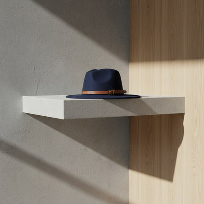 Mens Felt Hat - Deep Navy - Lifestyle Inspiration