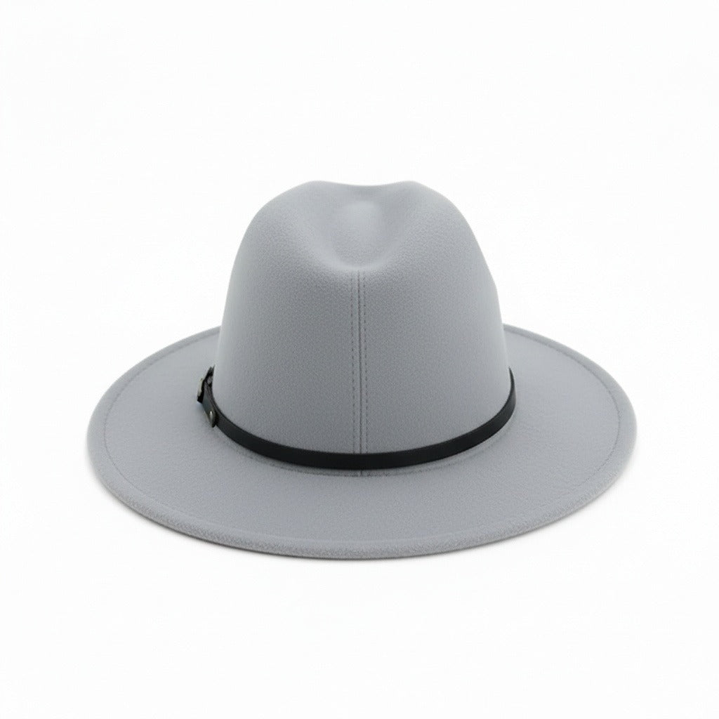 Mens Gatsby Hat - Silver Gray - Fabric Detail