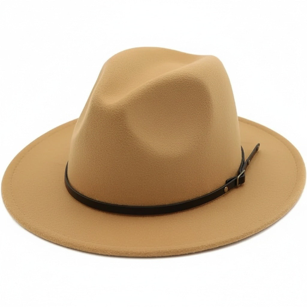 Mens Gatsby Hat - Camel Tan - Front View