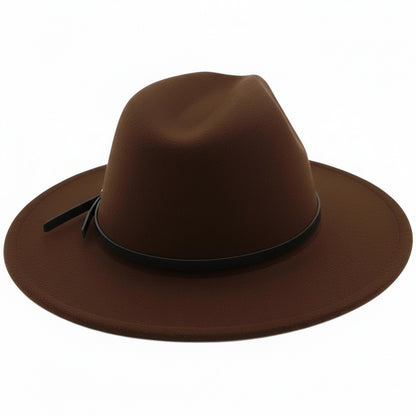 Mens Gatsby Hat - Chocolate Brown - Fabric Detail