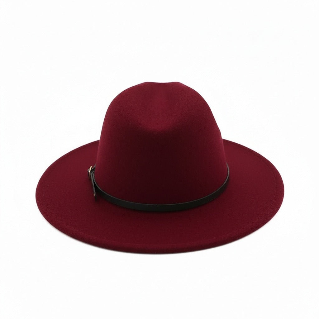 Mens Gatsby Hat - Burgundy - Fabric Detail