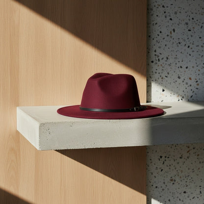 Mens Gatsby Hat - Burgundy - Lifestyle Inspiration