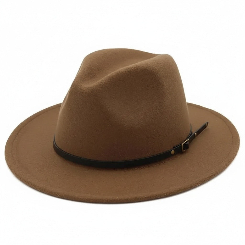 Mens Gatsby Hat - Hazel Brown - Front View