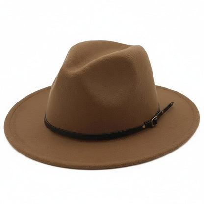Mens Gatsby Hat - Hazel Brown - Front View