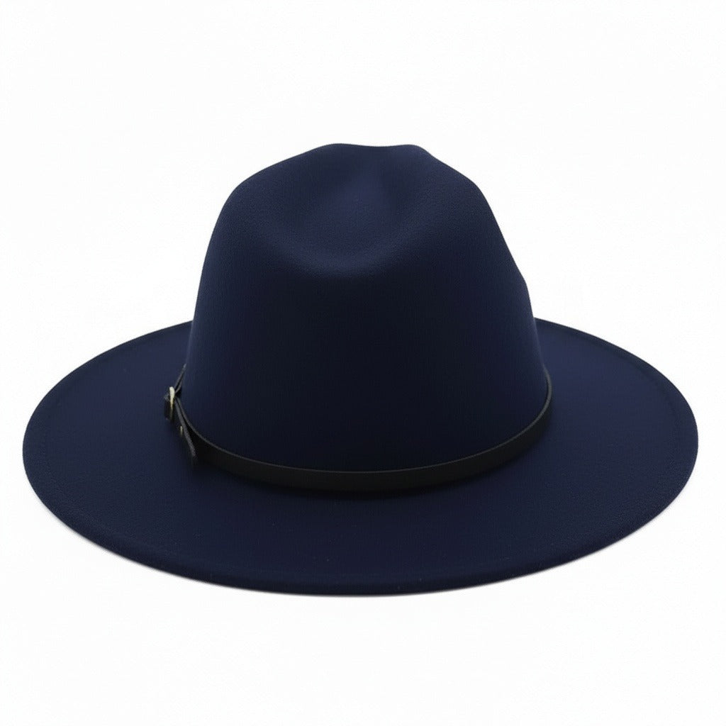 Mens Gatsby Hat - Navy Blue - Fabric Detail