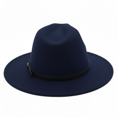 Mens Gatsby Hat - Navy Blue - Fabric Detail