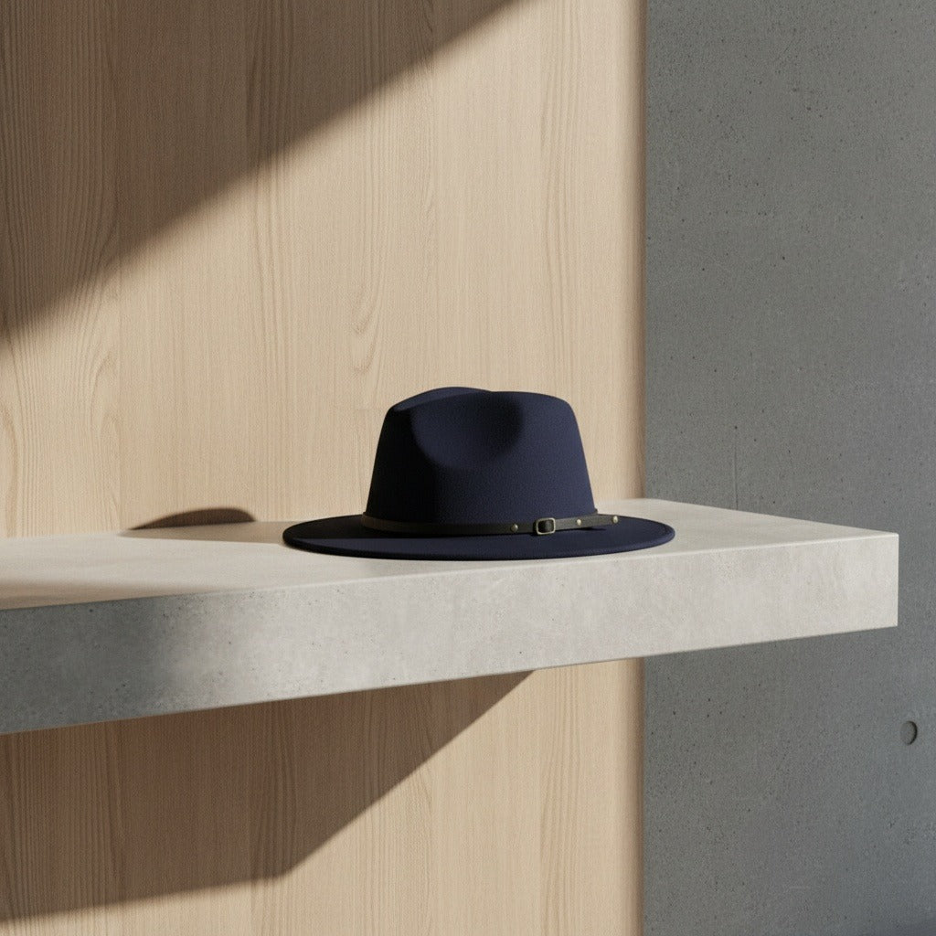Mens Gatsby Hat - Navy Blue - Lifestyle Inspiration