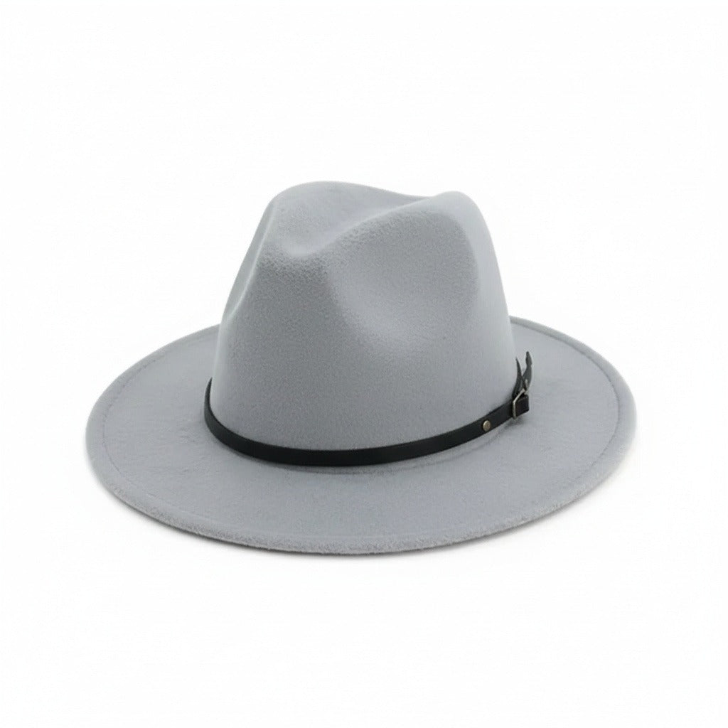 Mens Gatsby Hat - Silver Gray - Front View