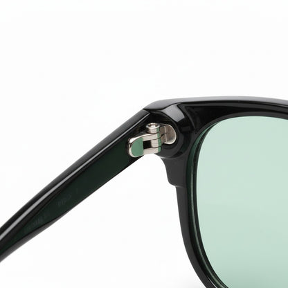 Men's Green Tinted Sunglasses - Green - Texture Close Up