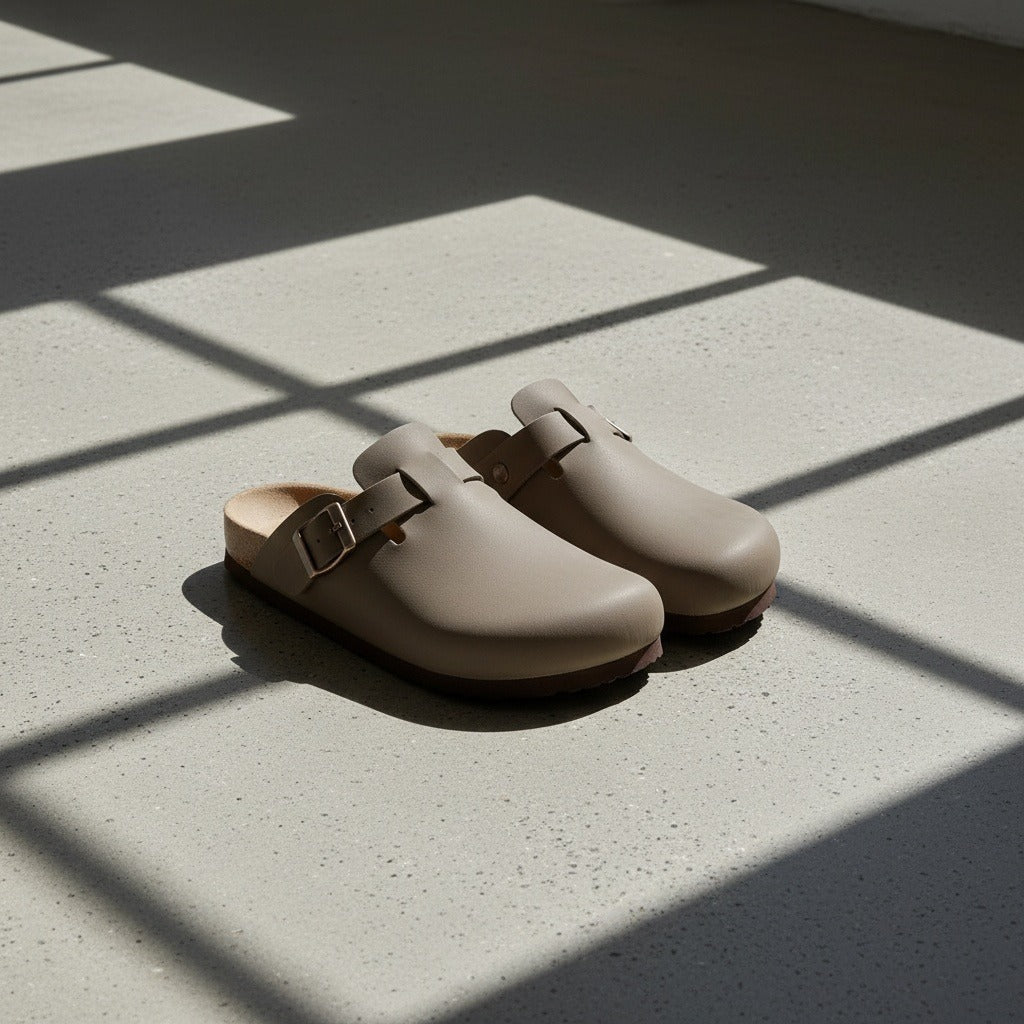Men's Leather Sandals - Olive - Lifestyle Inspiration